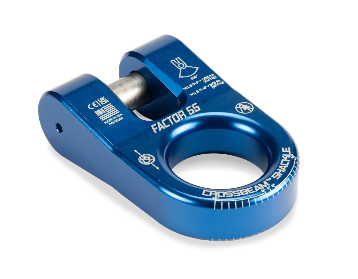 FACTOR 55 00054-02 Factor 55-00054-02 - CROSSBEAM SHACKLE BLUE