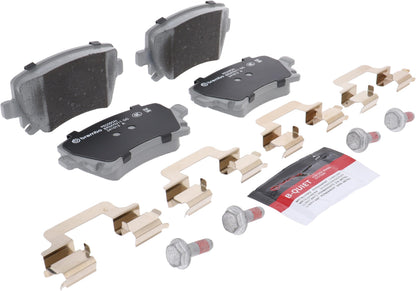BREMBO P85095N Brembo P85095N Premium Ceramic Rear Disc Brake Pad Set AUDI/SEAT/SKODA/VW OE# 1K0698451B