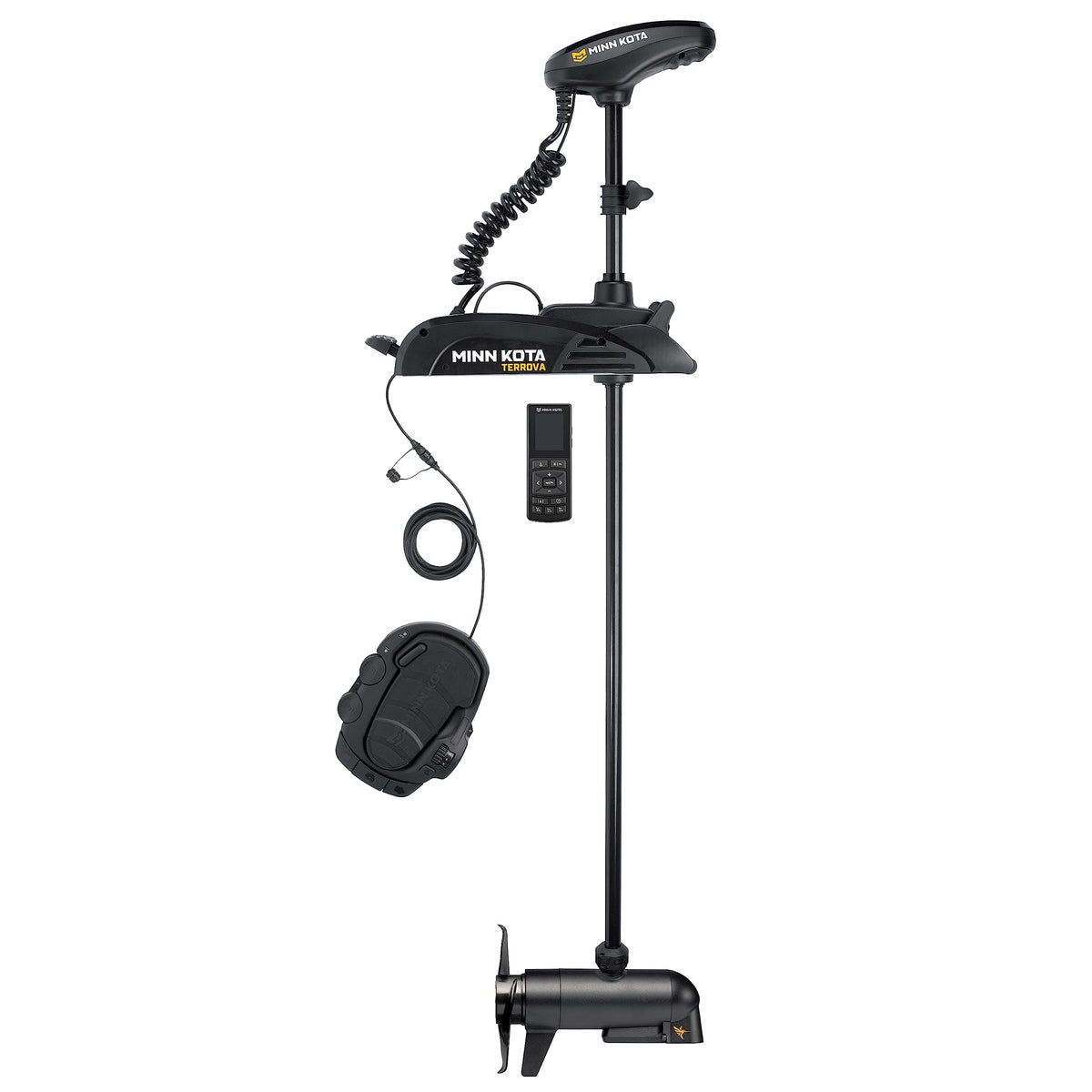 MINN KOTA 1358385 Minn Kota Terrova Bow-Mount Electric Trolling Motor with GPS, Spot-Lock, MEGA Down Imaging – 80 Lb. Thrust, 45 In. Shaft, Freshwater