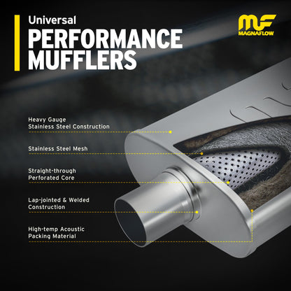 MAGNAFLOW 11219 MagnaFlow Performance Exhaust Muffler 11219