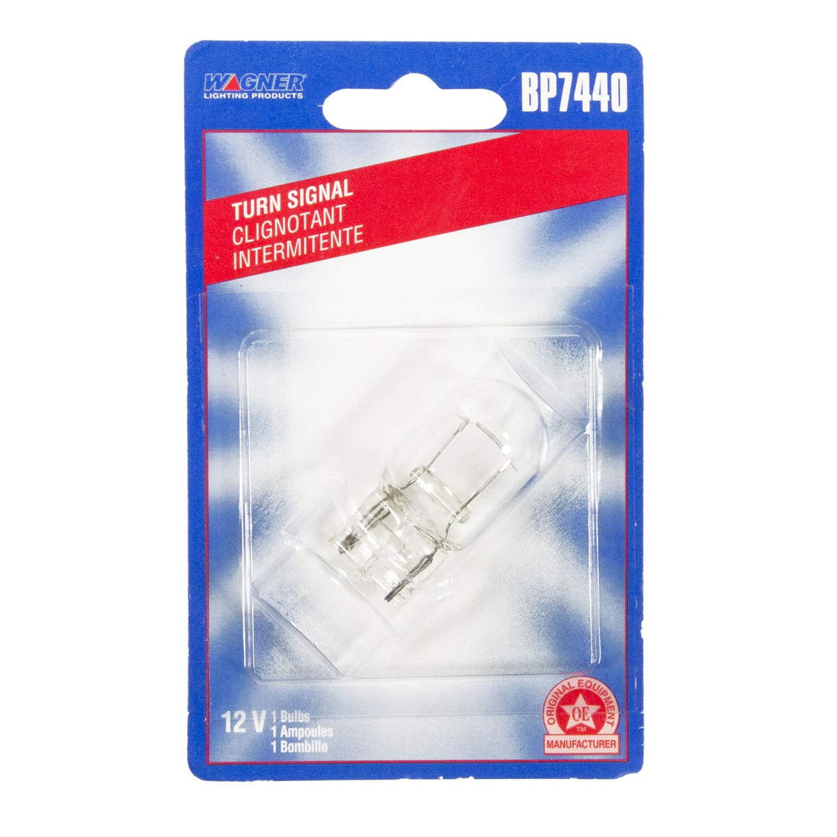 WAGNER BP7440 Wagner Lighting BP7440 Standard Multi-Purpose Light Bulb Card of 1