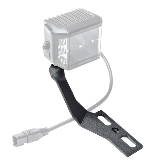 GO RHINO 732305T Go Rhino! XE Hood Hinge Cube Light Mount | Mild Steel, Textured Black | 732305T | Fits 2010-2022 Lexus GX460, SUV