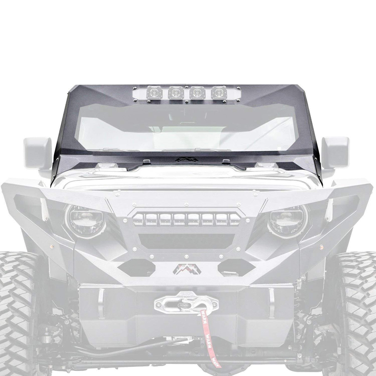 FAB FOURS JL3021-1 Fab Fours 18-C Wrangler Jl Vicowl-4 Light Insert