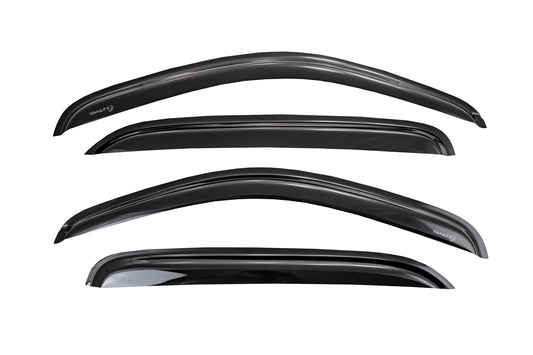 TRAILFX 4634H TrailFX Window Vents Fits Chevrolet Equinox 2018-2024 Tape-On Smoke 4-Piece Low Profile Acrylic Rainguard Set TrailFX 4634H