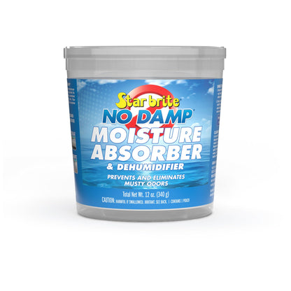 STAR BRITE 085412 STAR BRITE No Damp Moisture Absorber & Dehumidifier - Simple, Portable, Humidity Control for Boats, RVs, Seasonal Homes & More - Prevent Musty Odor & Moisture Damage