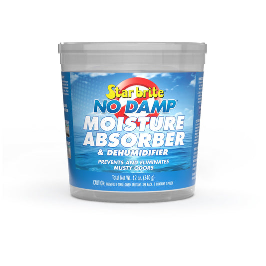 STAR BRITE 085412 STAR BRITE No Damp Moisture Absorber & Dehumidifier - Simple, Portable, Humidity Control for Boats, RVs, Seasonal Homes & More - Prevent Musty Odor & Moisture Damage