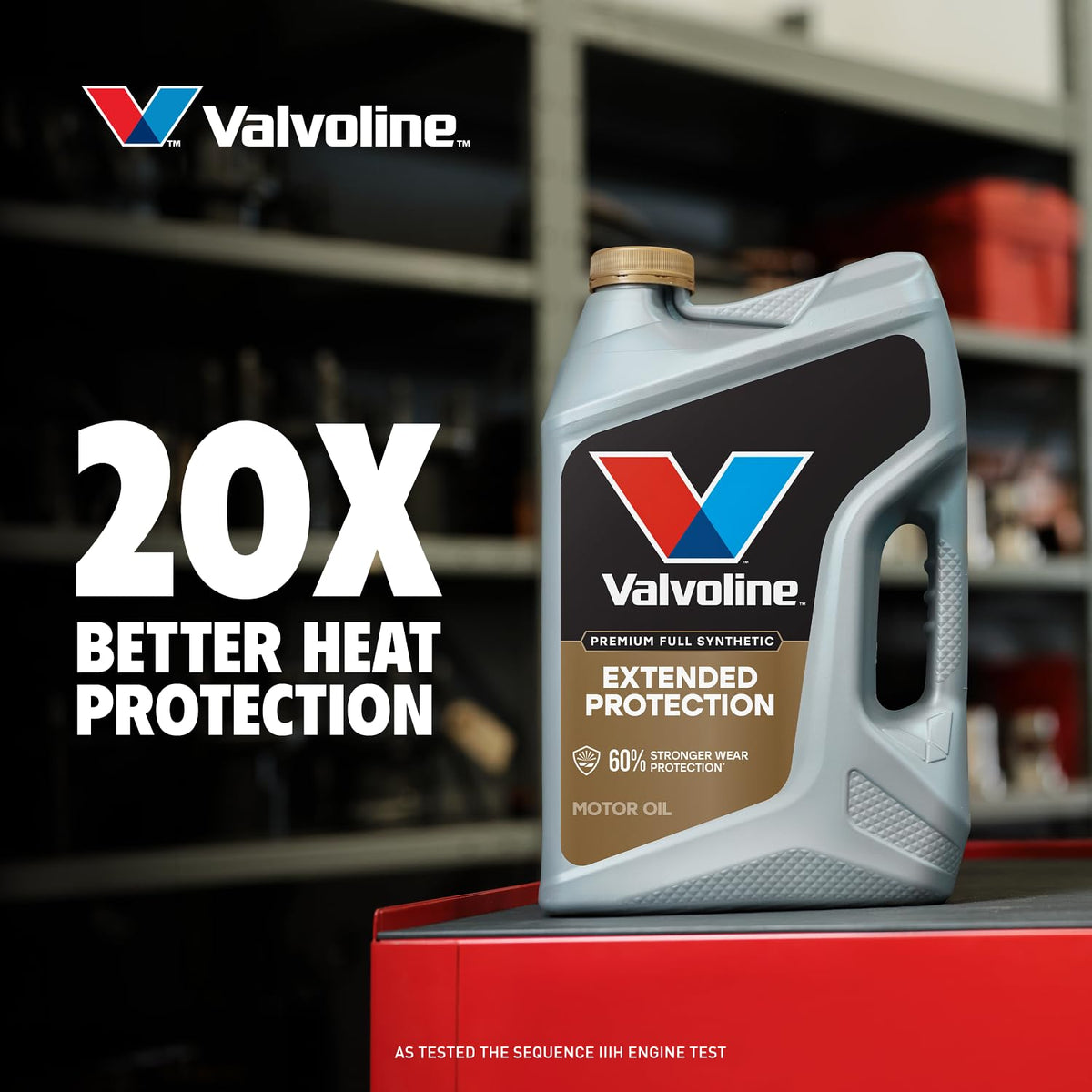 VALVOLINE 891680 Valvoline Extended Protection Full Synthetic Motor Oil SAE 5W-20 1 QT