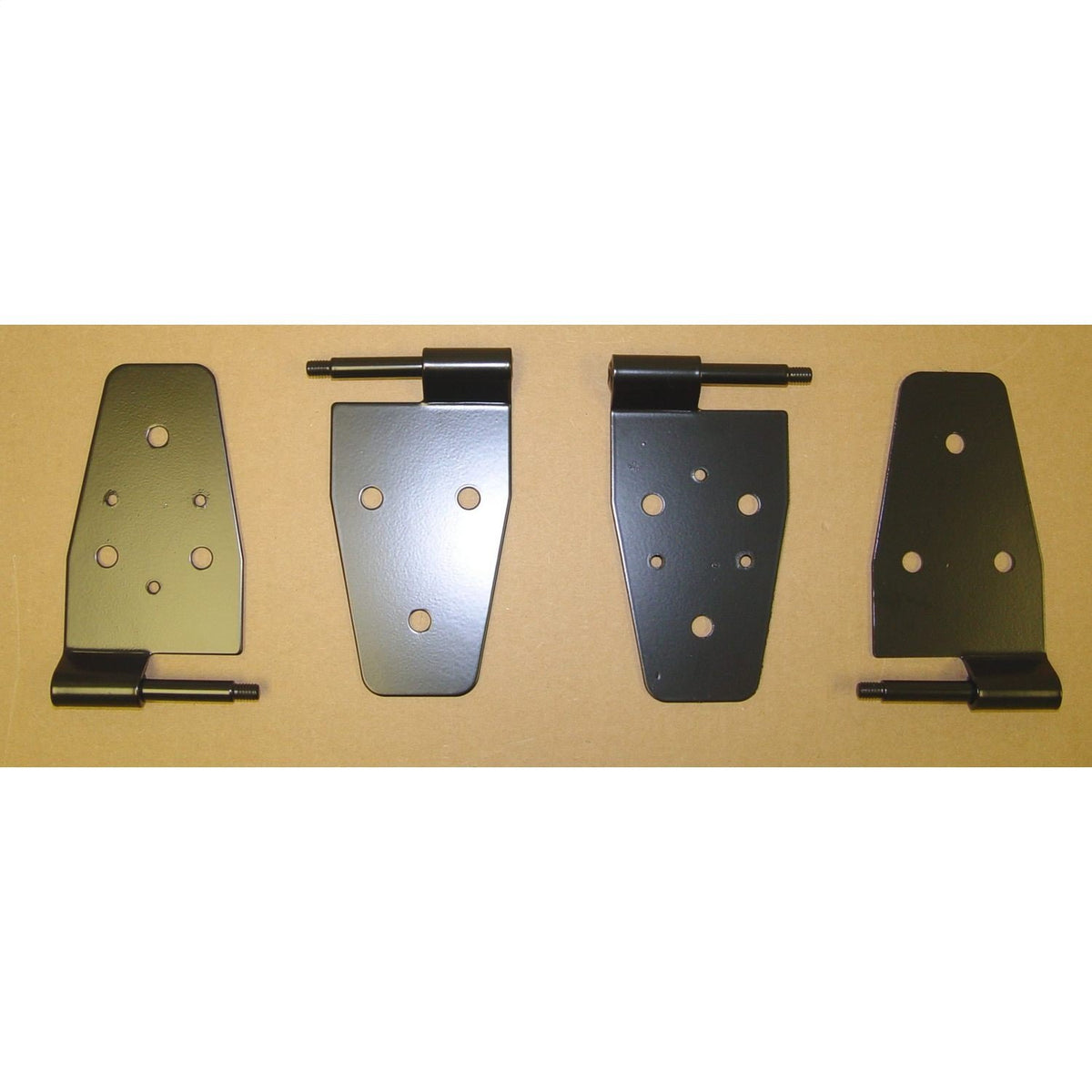 RUGGED RIDGE 11202.01 Rugged Ridge Door Hinge Kit for Jeep Wrangler YJ/TJ/LJ | Steel, Black | 11202.01 | Fits 1987-1995 Jeep Wrangler YJ; 1997-2006 Jeep Wrangler TJ; 2004-2006 Jeep Wrangler LJ