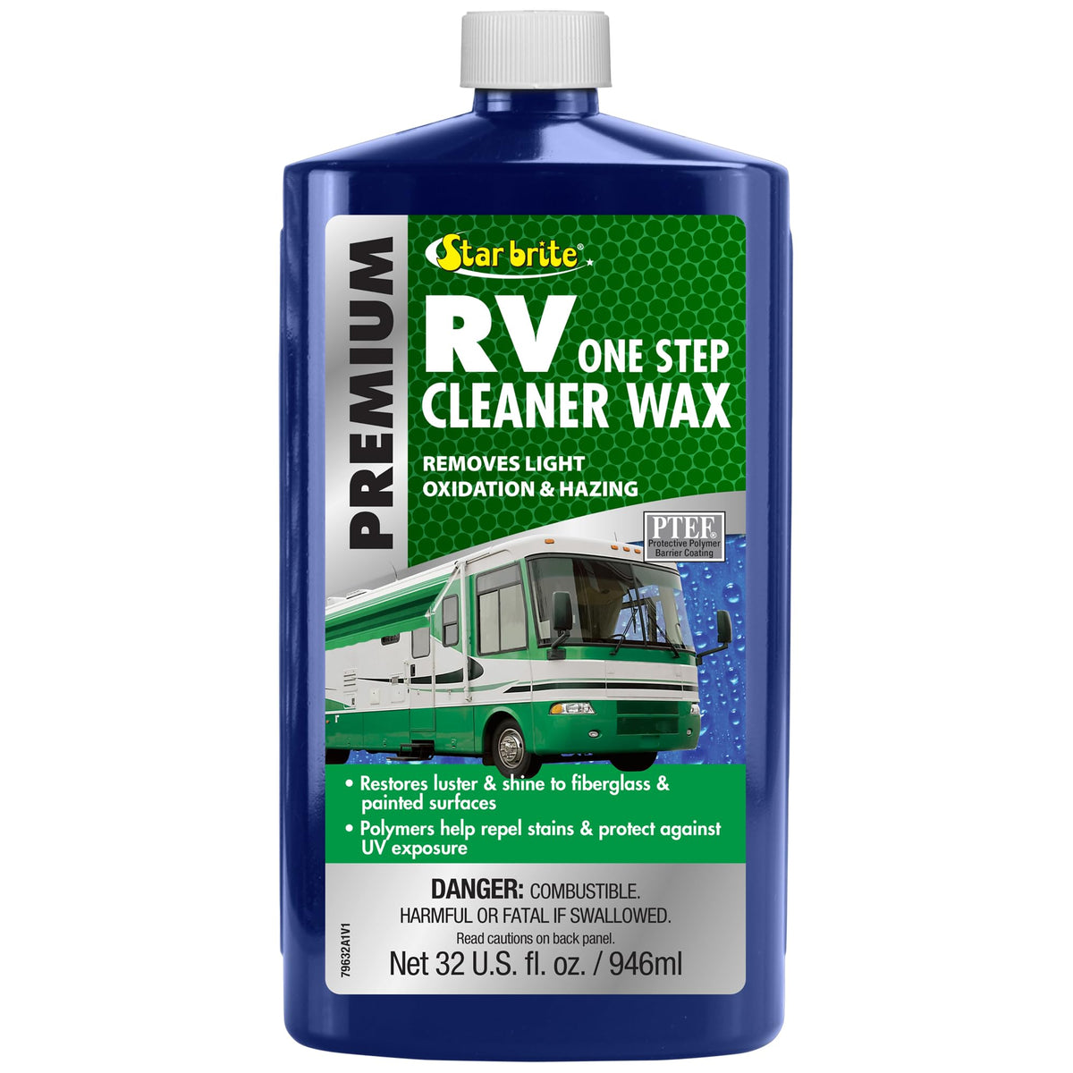 STAR BRITE 079632 Star Brite 079632 1-STEP HD CLNR WAX 32 OZ