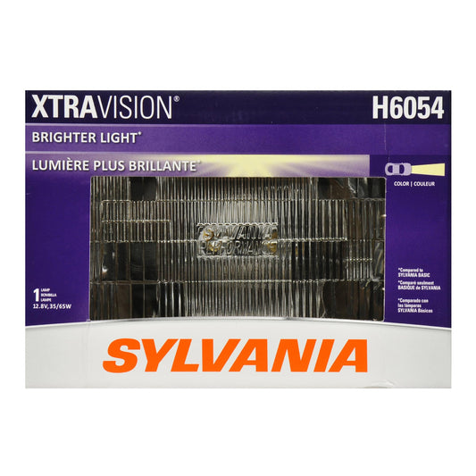 SYLVANIA H6054XV.BX SYLVANIA - H6054 XtraVision Sealed Beam Headlight - Halogen Headlight Replacement 142x200 - Delivers More Down Road Visibility (Contains 1 Bulb)