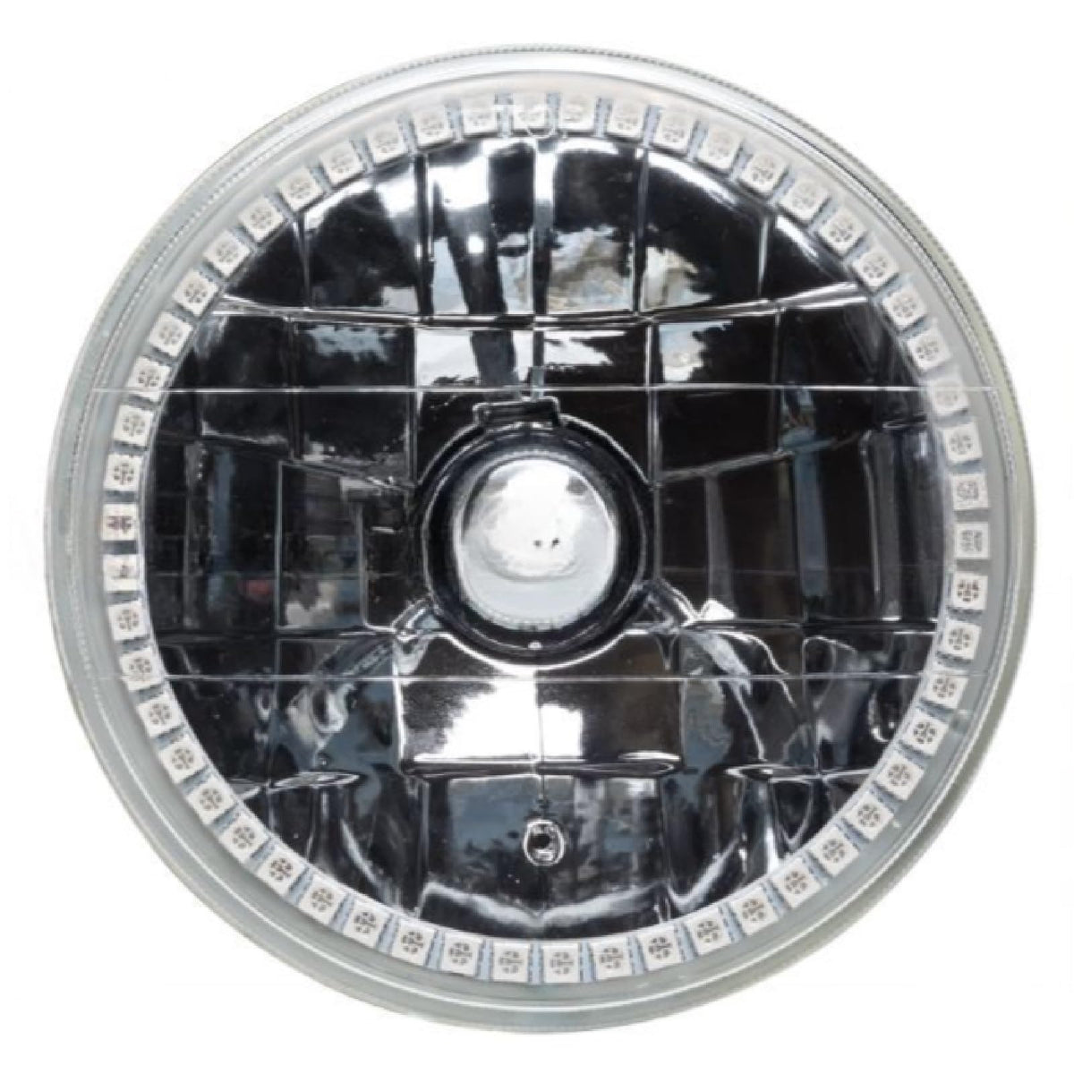 Oracle 6904-003 ORACLE LIGHTING Sealed Beam Halo Headlamp – (Red) 5.75" Pre-Installed Headlight Assembly, 1-Piece, Part # 6904-003