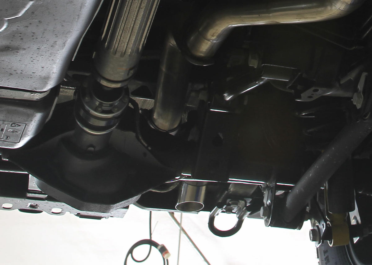 FLOWMASTER 818125 Flowmaster 818125 Outlaw Axle-Back Exhaust Kit no Muffler 2.5 Inch 409 Stainless Steel Single 3 Inch Polished Tip Compatible with 2021-2024 Ford Bronco 2.3L 2.7L 2 & 4-Wheel Drive 2 & 4 Door