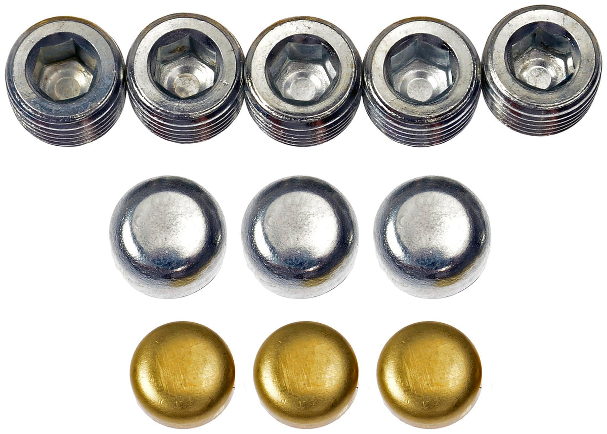 DORMAN 567-001 Dorman 567-001 Gm Brass Expansion Plug Kit, 15 Expansion Plugs, 5 Pipe Plugs Compatible with Select Models, 20 Pack