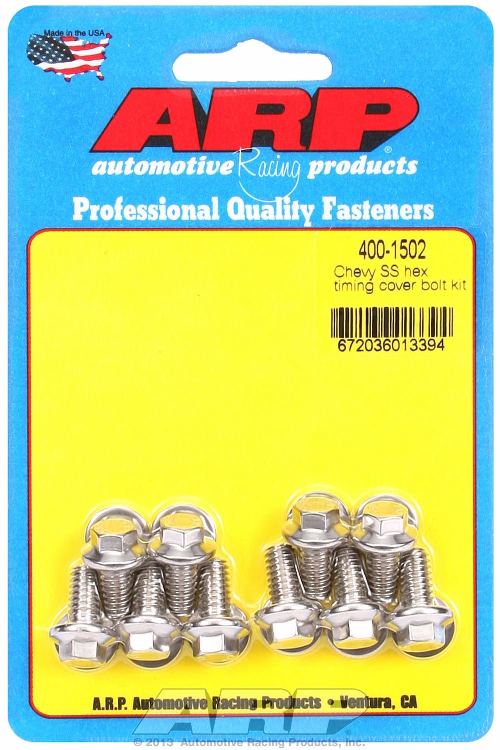 ARP 400-1502 Arp 400-1502 TIMING COVER BOLT KIT