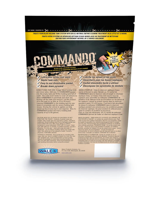 WALEX CMDOBGCA Walex - CMDOBGCA - COMMANDO BLACK TANK CLEANER -