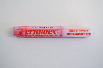 PERMATEX 19961 Permatex 19961 High Strength Red Threadlocker, .5 ml Polybag