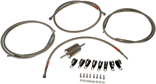 DORMAN 819-817 Dorman 819-817 Flexible Stainless Steel Braided Fuel Line Compatible with Select Chevrolet/GMC Models (OE FIX)