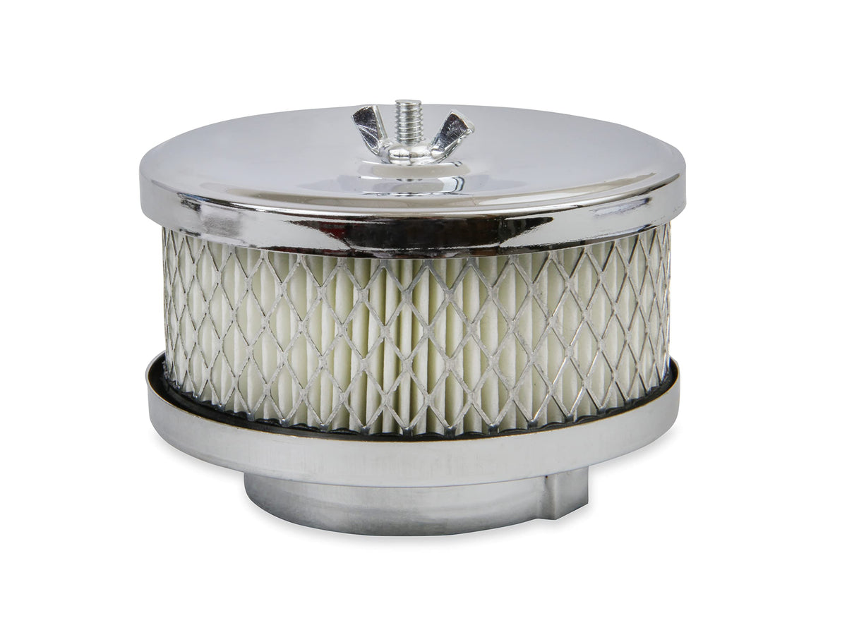 MR GASKET 4354 Mr. Gasket 4354 Air Cleaner - Deep Dish - 4 Inch x 2 Inch - Chrome