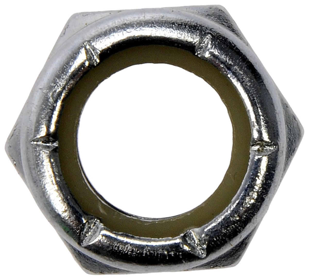 DORMAN 784-760 Dorman 784-760: Hex Lock Nuts with Nylon Ring-Grade 2-Thread Size7/16-14 in,Height29/64 in.