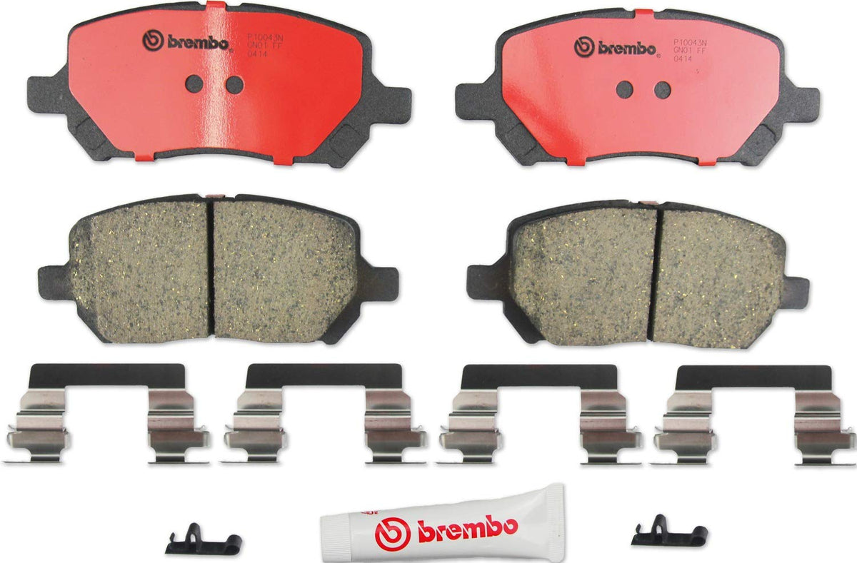 BREMBO P10043N Brembo P10043N Premium Ceramic Front Disc Brake Pad Set CHEVROLET OE# 10366667
