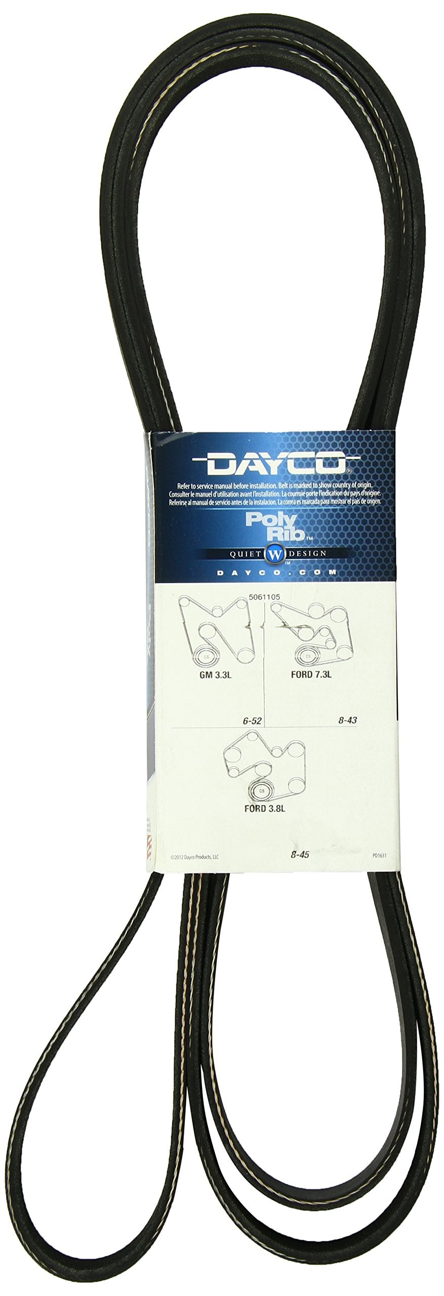 Dayco 5061105 BUICK/FORD/LINC/MERC/OLDS/PONT 3.3