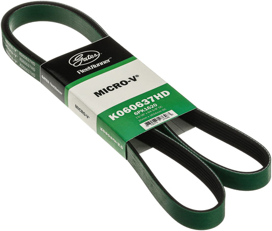 Gates K060637HD Fleet Runner Heavy Duty Micro V Serpentine
