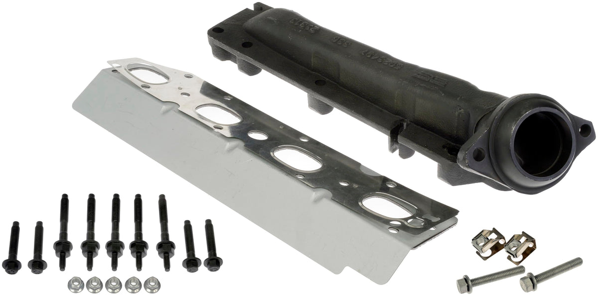 DORMAN 674-497 Dorman Patent Pending Improved Design 674-497 Driver Side Exhaust Manifold Kit - Includes Required Gaskets and Hardware Compatible with Select Jeep/Ram Models (OE FIX)