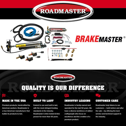 ROADMASTER 9160 Roadmaster 9160 Brakemaster Brake System with BrakeAway Kit fits Motorhomes with Air or Air Over Hydraulic Brakes | Fully US and Canadian Brake Compliant | Easy Installation