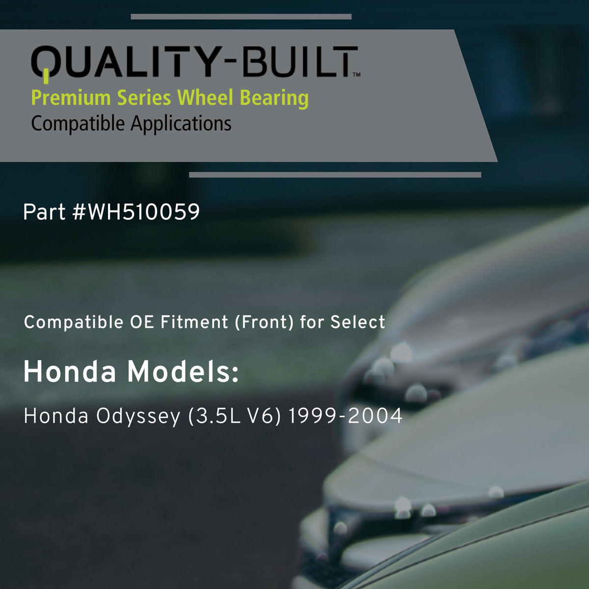 MPA WH510059 Mpa WH510059 04-99 HONDA ODYSSEY:FRONT