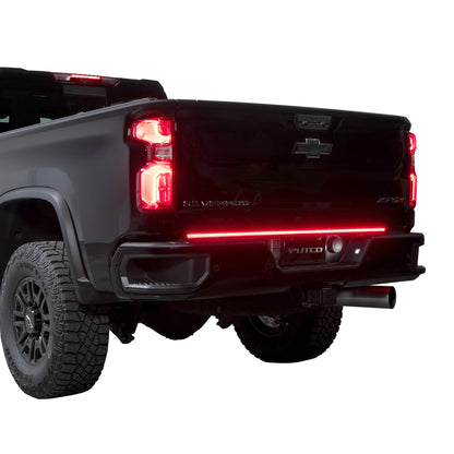 Putco 9201960-05 Putco 60" Blade LED Tailgate Light Bar Red/Amber/White LEDs & Plug-N-Play Quick Connect Harness - Fits Chevy Silverado/GMC Sierra 2020-2026