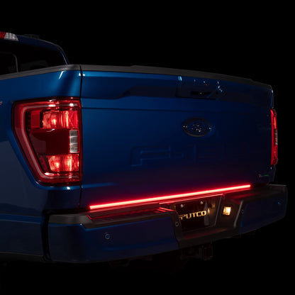 Putco 9201960-12 Putco 60" Blade LED Tailgate Light Bar Red/Amber/White LEDs & Plug-N-Play Quick Connect Harness - Fits Ford F150 2021-2023 (Only fits Models Equipped with OE Halogen Taillights)