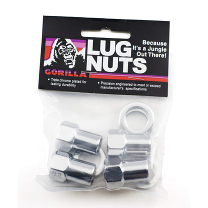 GORILLA 73087B Gorilla Automotive 73087B Standard Mag Open End Lug Nuts (1/2" Thread Size)