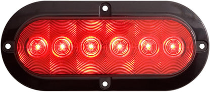 OPTRONICS STL73RBP Optronics STL73RBP 6" Oval Sealed LED Stop/Turn/Tail Light, Red