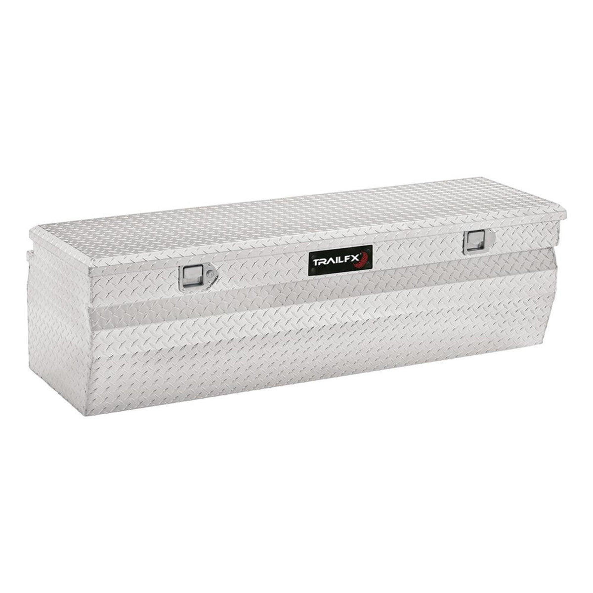 TRAILFX 150401 TrailFX Chest Tool Box Single Lid with Struts Polished 16-Gauge Diamond Tread Aluminum 8.4 Cubic Foot 42 Inch Length x 19-7/8 Inch Width x 17-1/8 Inch Height Bright Finish TrailFX 150401