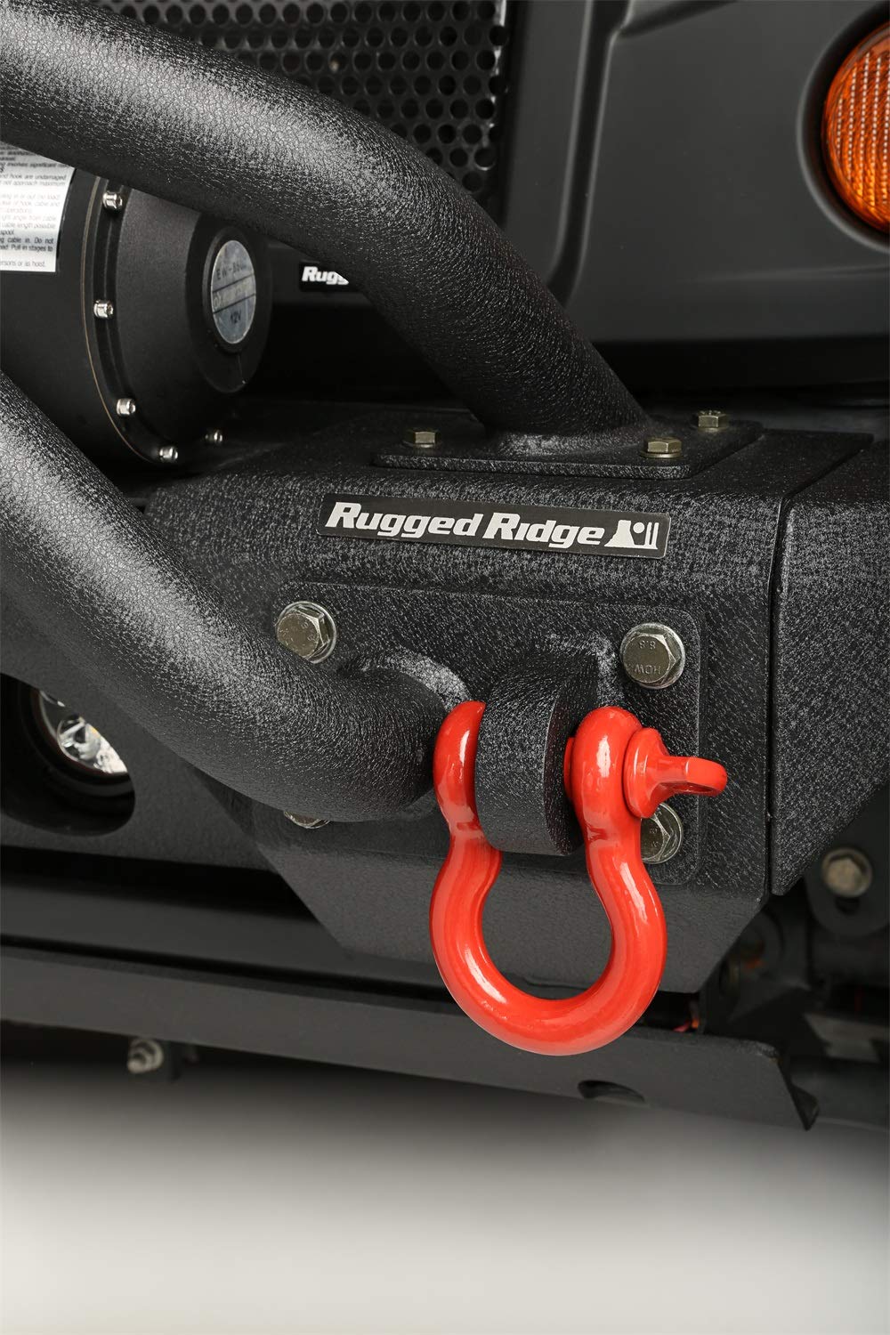 RUGGED RIDGE 11235.13 Rugged Ridge | D-Ring Shackle Kit, 7/8 inch, Red, Steel, Pair | 11235.13