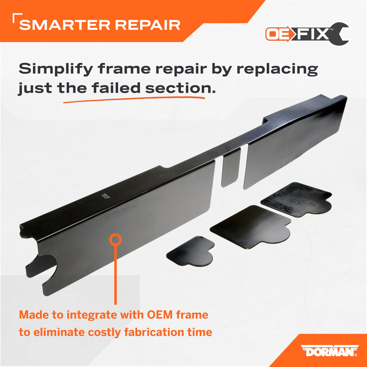 Dorman 999-471 Rear Driver Side Frame Rail Repair