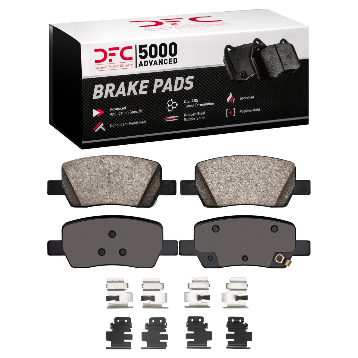 Dynamic Friction 1551-2381-01 ADVANCED BRAKE PADS-CERAMIC AND HAR