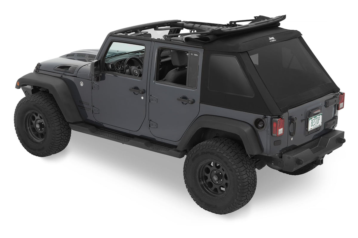 BESTOP 54423-17 Bestop Trektop Glide 5442317 for Jeep Wrangler JK 4-Door 2007-2018