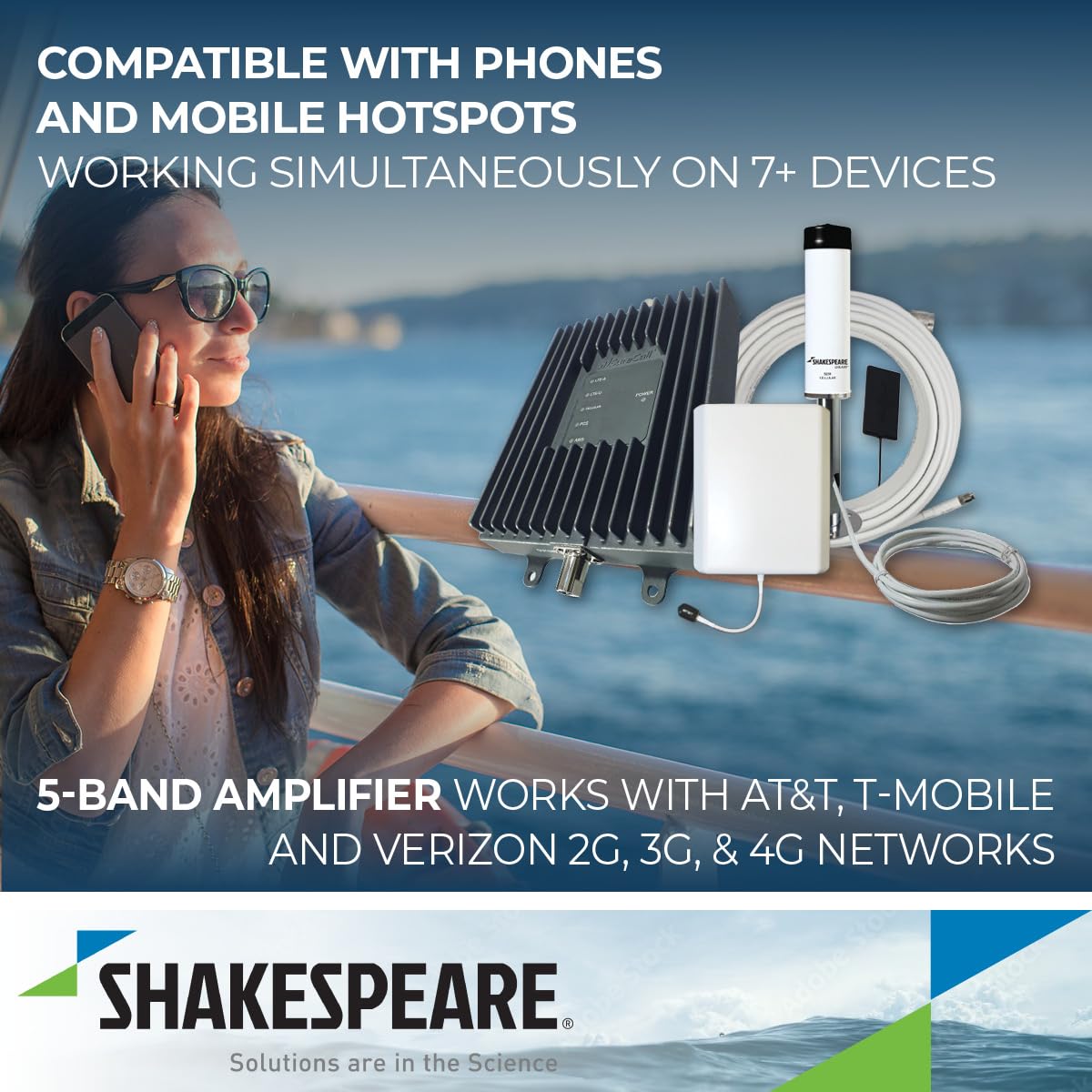 SHAKESPEARE CA-VAT-10-R Shakespeare CA-VAT-10-R CELL AMP SUPRHALO 10+USERS 2G/3G/4G