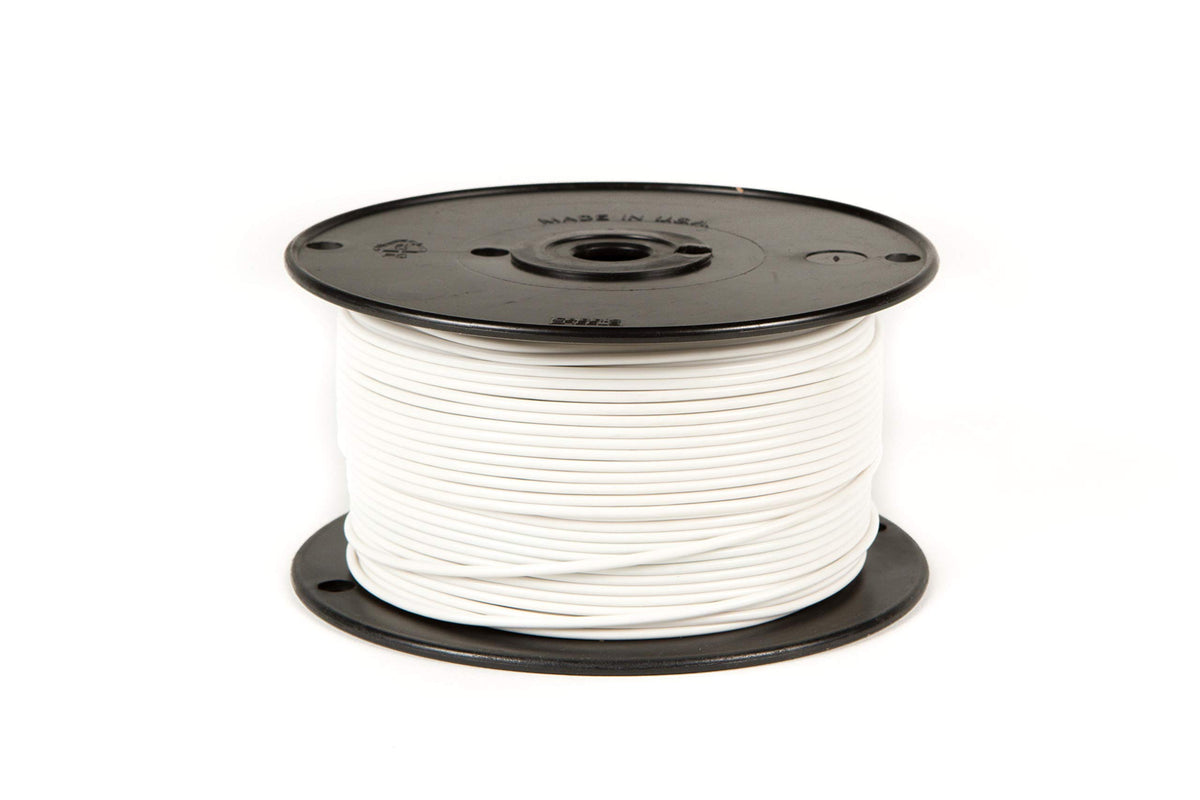 WIRTHCO 81112 WIRTHCO 81112 PVC-Insulated 18 AWG Primary Wire - 100', White