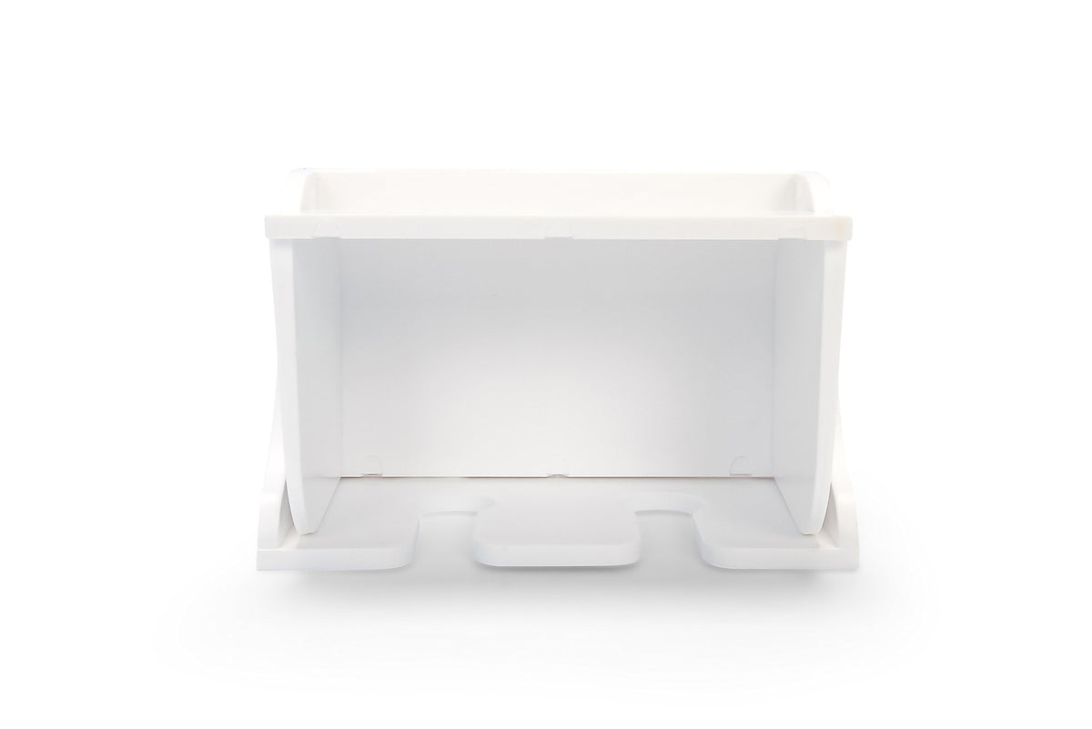 CAMCO 57203 Camco Pop-A-Toothbrush Bathroom Organizer | Features Protective Cover & Vented Design for Quick Drying | Great Addition to Bathroom Accessories, Bathroom Storage & More | Fits 2 Toothbrushes (57203)
