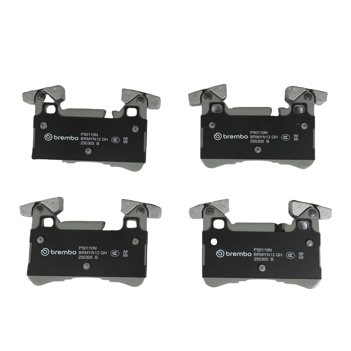 BREMBO P50110N Brembo P50110N Premium Ceramic Rear Disc Brake Pad Set MERCEDES-BENZ OE# 0004203400
