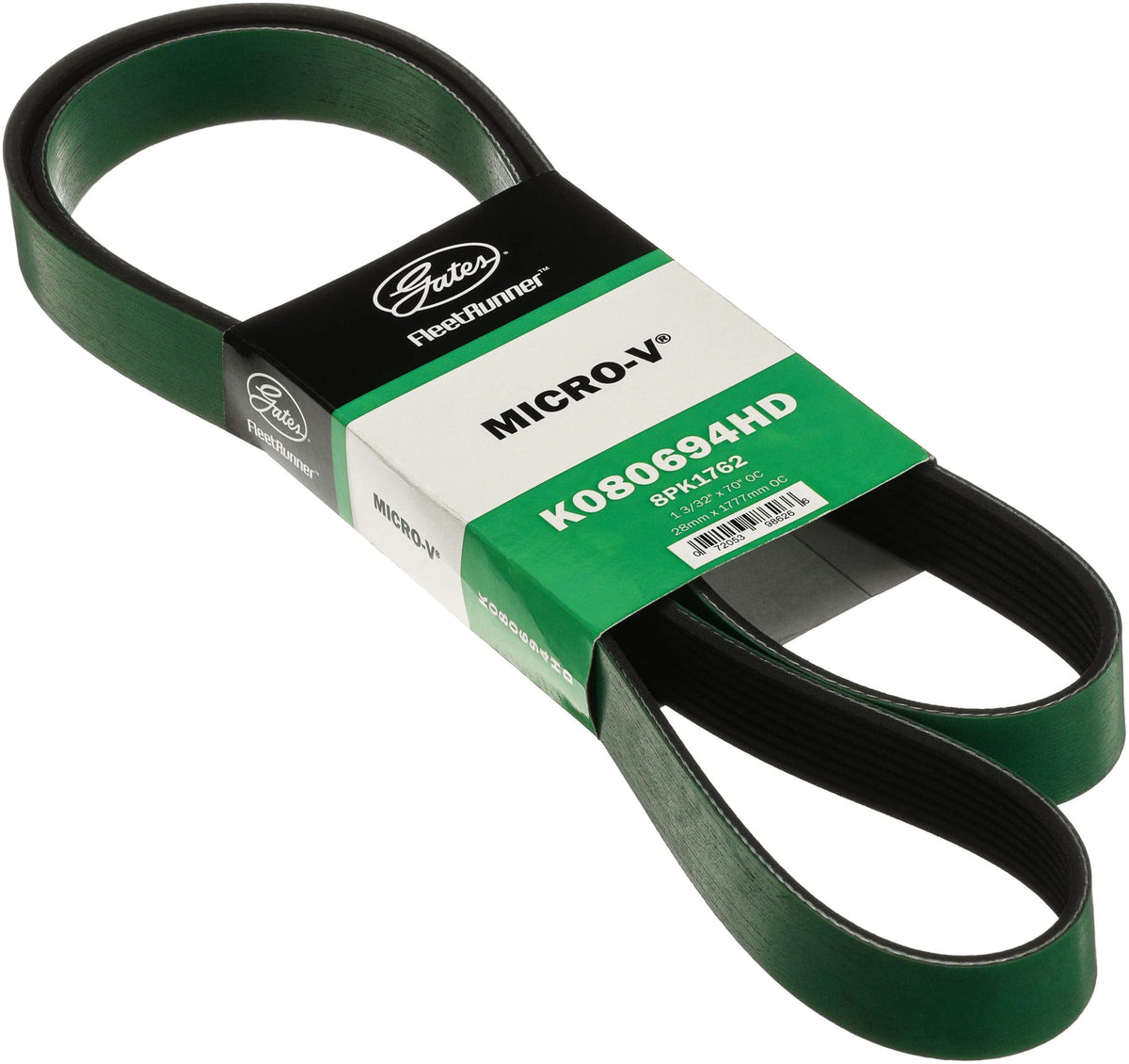 Gates K080694HD FleetRunner Micro-V Serpentine Drive Belt