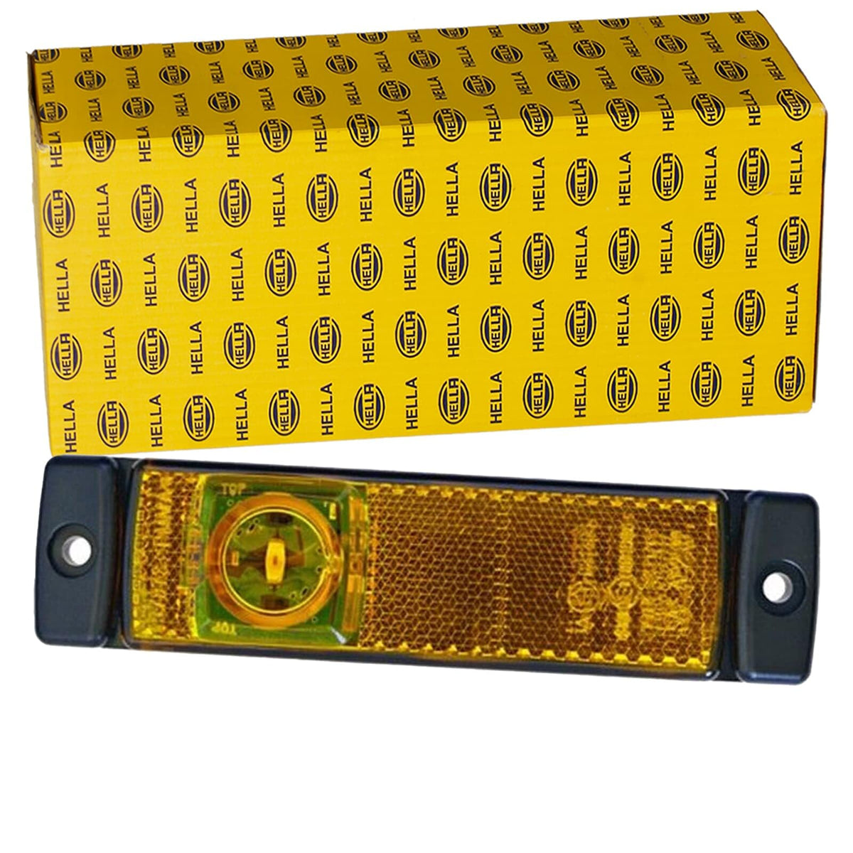 HELLA 008645011 HELLA 2PS 008 645-011 Side Marker Light - LED - 12V, Yellow, Black