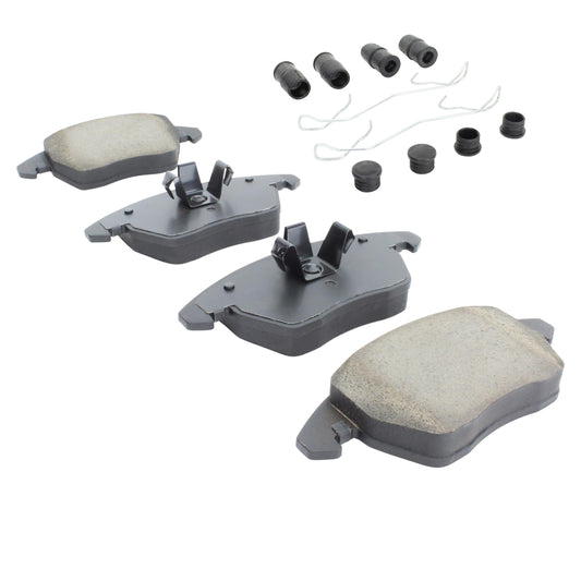 MPA 1001-1107BC QUALITY-BUILT Premium Ceramic Front Brake Pads 1001-1107BC Compatible with 2011-2019 Volkswagen (Beetle, Jetta); 2015-2017 Audi A1