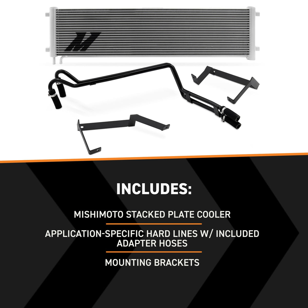 MISHIMOTO MMTC-F2D-11SL Mishimoto MMTC-F2D-11SL Transmission Cooler for Ford Powerstroke 6.7L 2011+