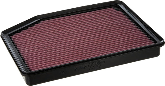 K&N FILTER 33-2370 K&N High-Flow Original Lifetime Engine Air Filter: Increase Power: Premium, Washable: Compatible with 2006-2016 Lexus/Toyota: ES250, ES350h, Camry, Venza, 33-2370