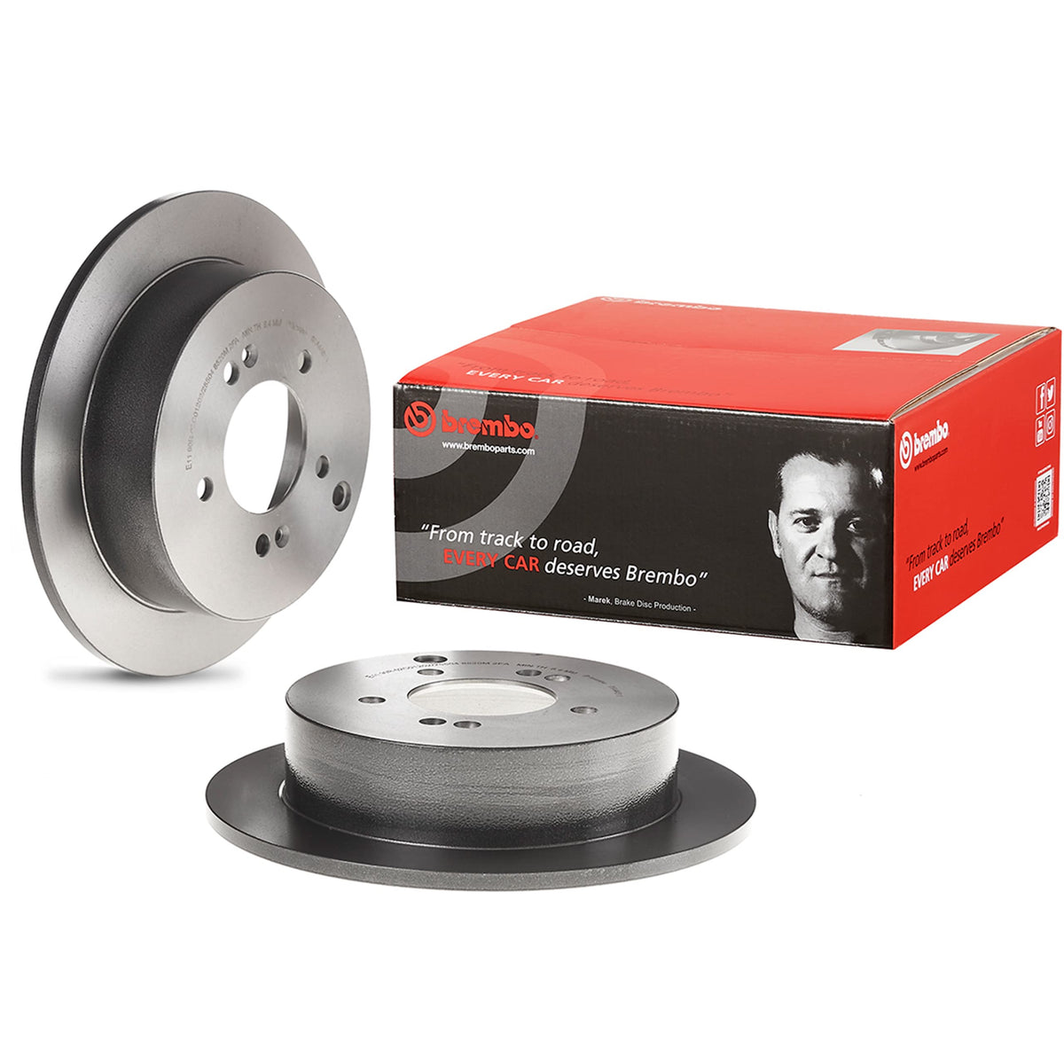 BREMBO 08A35111C02 Brembo 08.A351.11 UV Coated solid Rear Brake Rotor CHRYSLER/CHRYSLER (SOUEAST)/DODGE OE# 4721023AD
