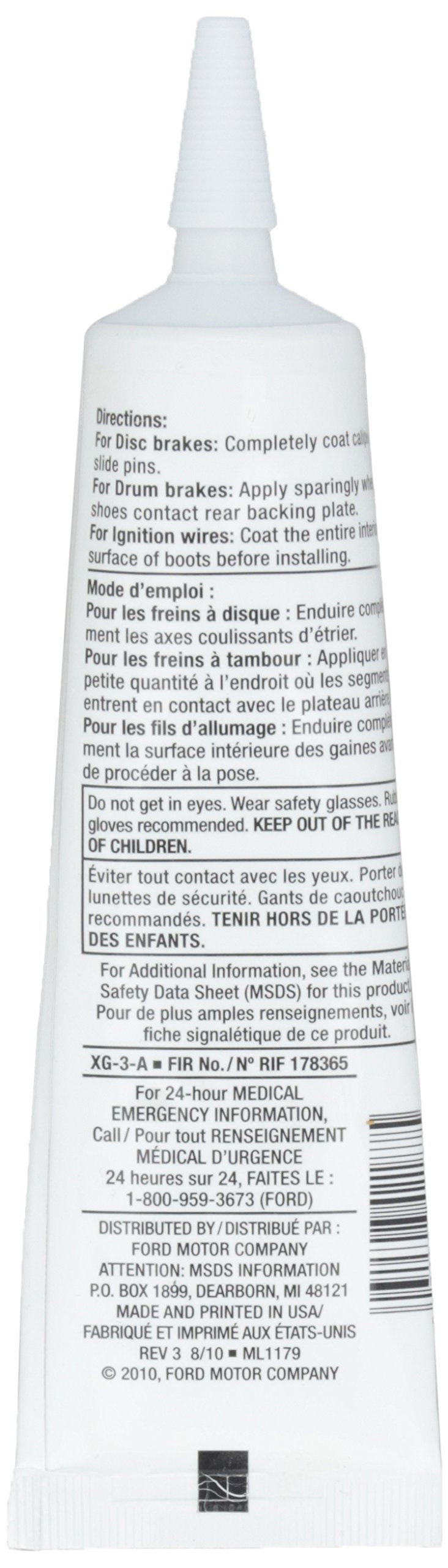Motorcraft XG3A Ford Genuine Ford Fluid XG-3-A Silicone Brake