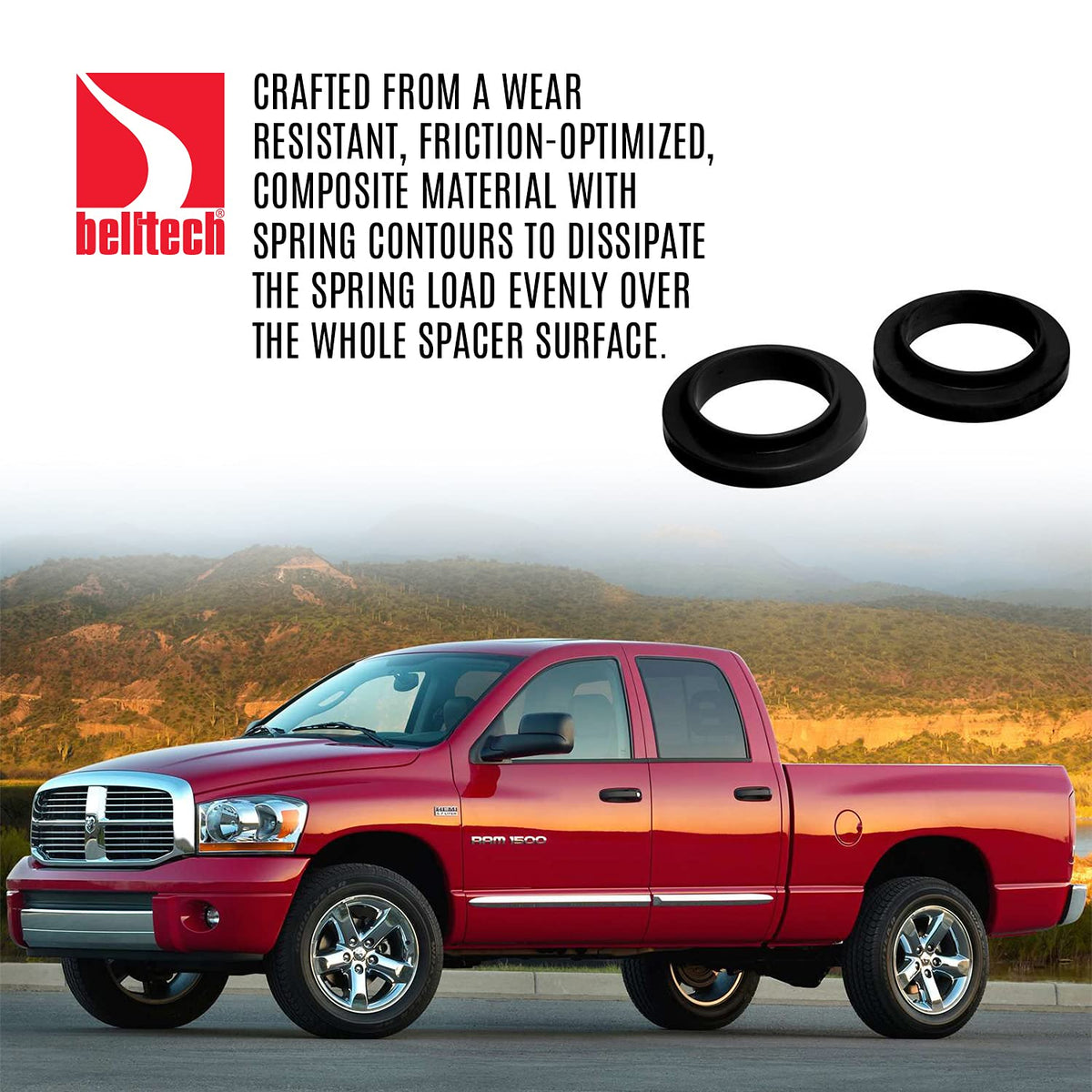 BELLTECH 34852 Belltech 34852 SPNG DISTANCE SPACER KIT